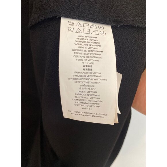 Michael Kors Black Dress With Eyelet Details & Short Sleeves Size XS - Picture 4 of 6